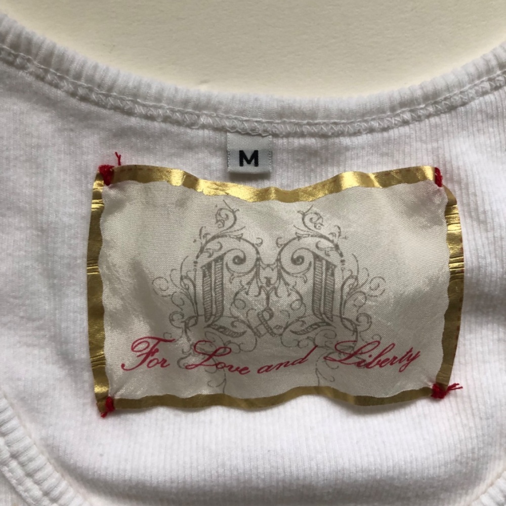 Scull Tank Top Med, White - Picture 3 of 8